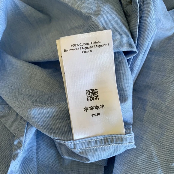 Fred Perry Short Sleeve Cotton Button Casual Oxford Shirt Size S Trim Detailing - Picture 10 of 14